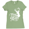 trophy wife deer Ladies Fitted T-Shirt