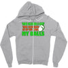 funny golf the older i get, ideal gift, birthday present Zipper Hoodie