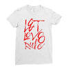 let love rule Ladies Fitted T-Shirt