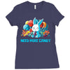 need more candy Ladies Fitted T-Shirt