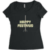happy festivus Women's Triblend Scoop T-shirt