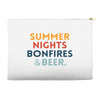 Summer Night Bonfires Beer Accessory Pouches