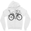 Albert Hofmann LSD Funny Retro Bicycle Day Zipper Hoodie