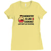 chemistry is like cooking Ladies Fitted T-Shirt