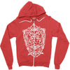 white owl kingdom giant bird Zipper Hoodie