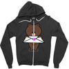 brown Zipper Hoodie