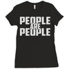 people are people Ladies Fitted T-Shirt