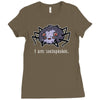 people scare me Ladies Fitted T-Shirt