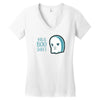boo sheet Women's V-Neck T-Shirt