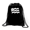 american flag sticker vinyl decal   usa stars united states country ca Drawstring Bags