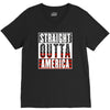 straight outta america V-Neck Tee