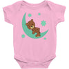 brown sleep Baby Onesie