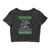 merry christmas ugly christmas sweater Crop Top
