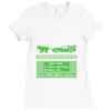 delorean trail Ladies Fitted T-Shirt