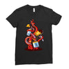 angle gravity Ladies Fitted T-Shirt