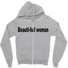 beautifull woman Zipper Hoodie
