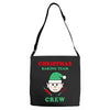 christmas baking team crew elf Adjustable Strap Totes