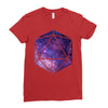 d20 galaxy Ladies Fitted T-Shirt