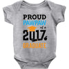 Class of 2017 Proud Pawpaw Graduation Baby Onesie