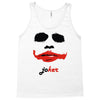 visage joker yeux ferm&eacute;s Tank Top
