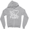 girls fish too only prettier Zipper Hoodie