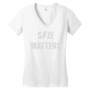 size matters Women's V-Neck T-Shirt