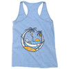 skull summer Racerback Tank