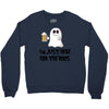 i'm just here for the boos Crewneck Sweatshirt