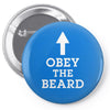 obey the beard funny Pin-back button