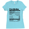 clebrity hip hop nutrition Ladies Fitted T-Shirt