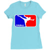 chunli nba style Ladies Fitted T-Shirt