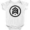 analog black new logo Baby Bodysuit