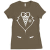 pixel tuxedo Ladies Fitted T-Shirt