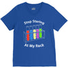 stop staring at my rack V-Neck Tee