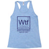 wtf outraged disbelief Racerback Tank