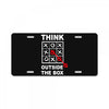 think outside the box License Plate