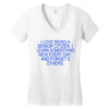 i love being a senior citizen Women's V-Neck T-Shirt