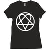 him heartagram new Ladies Fitted T-Shirt