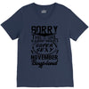This Girl Is Taken By A Super Sexy November Boyfriend V-Neck Tee