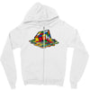 rubik's cube Zipper Hoodie