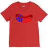 us hot dog V-Neck Tee