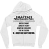 Smartass November Girl Zipper Hoodie