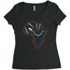 african black panther Women's Triblend Scoop T-shirt