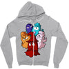 pac man ghost monsters Zipper Hoodie