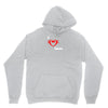 i love heart bass guitar music Youth Hoodie