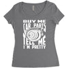 buy me car parts and tell me i'm pretty mechanic turbo nfs fan Women's Triblend Scoop T-shirt