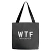 wtf where's the food Tote Bags