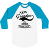 New Grandpa 2018 Rokie Dept. 3/4 Sleeve Shirt