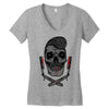 pomade style Women's V-Neck T-Shirt