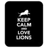 keep calm and love lions Mousepad